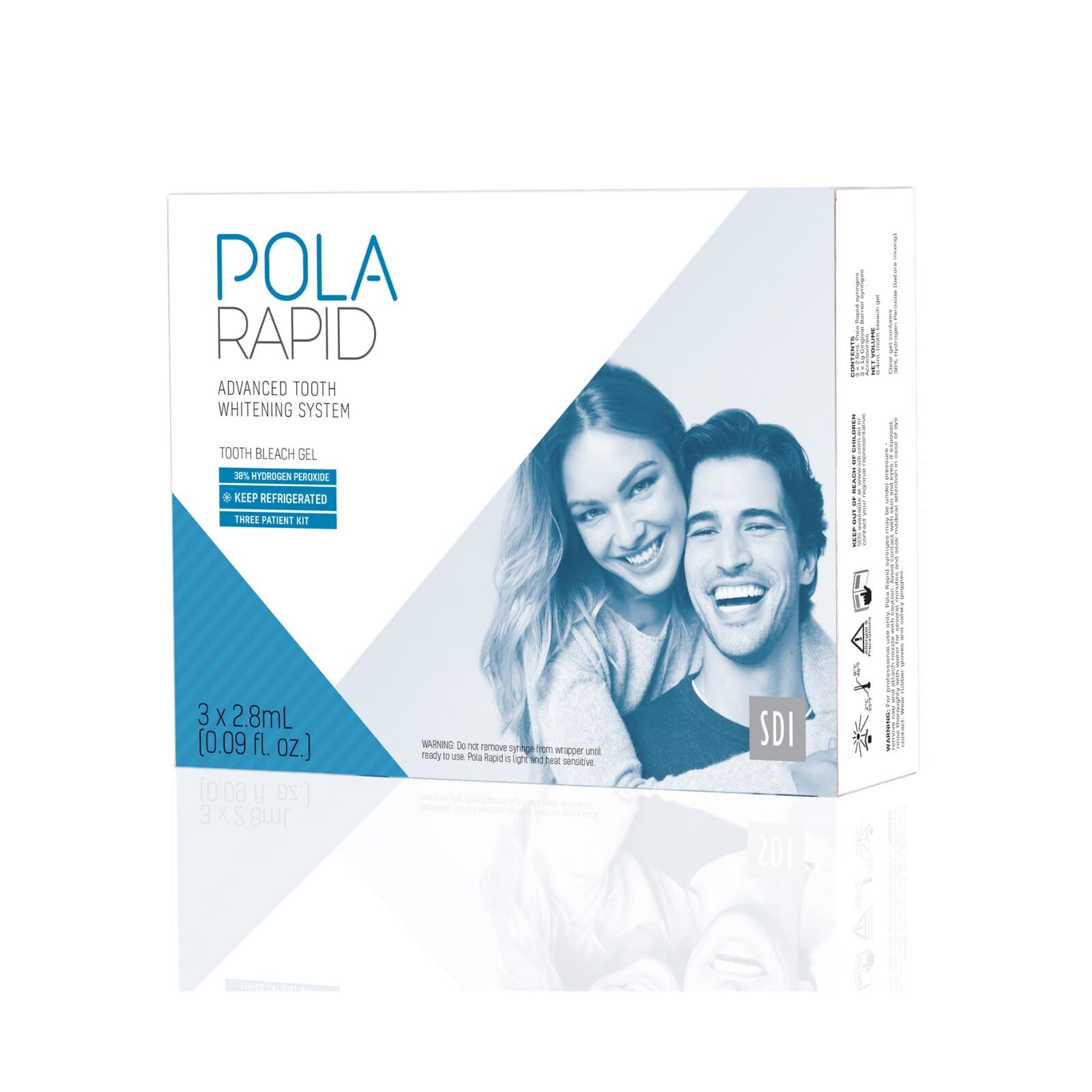 Pola Rapid 3 Patient In-Office Tooth Whitening Kit, 38% Hydrogen Peroxide, 3 x 2.8 mL Syringes, 7700500 thumbnail 3