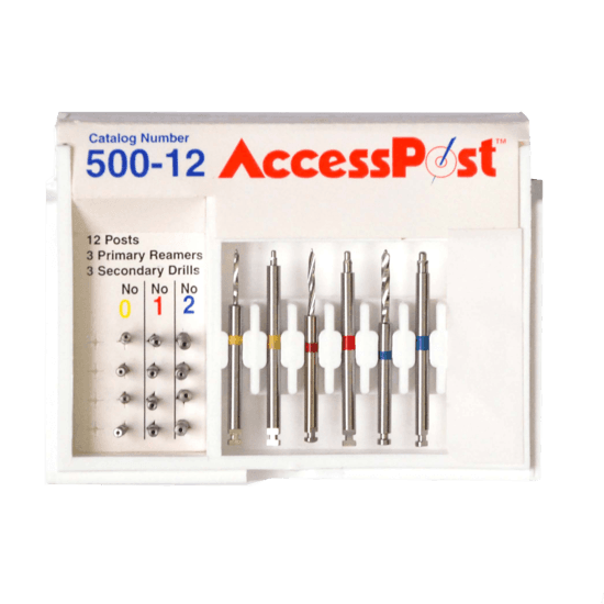 AccessPost Intro Kit, Stainless Steel, Assorted Sizes #0/#1/#2, 12 Posts, 500-12 thumbnail 3
