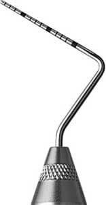 Hu-Friedy Qulix Color-Coded Periodontal Probe, Single-End, UNC-15 (1-15), #7 Satin Steel Colours Handle, PCPUNC157 thumbnail 7
