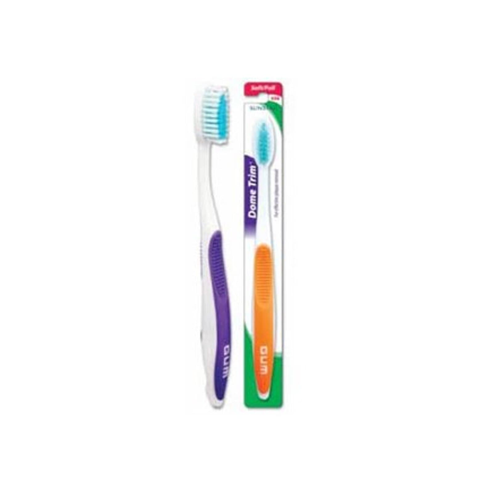 GUM® Dome Trim® Full Soft Toothbrush, Imprintable, Adult, 12/Pkg thumbnail 2