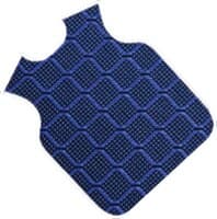 Flow X-Ray Adult Lead-Free X-Ray Bib Apron with Collar, Electric Blue, 24" x 26", 0.25 mm Lead Equivalency, 75051NL-39 thumbnail 3