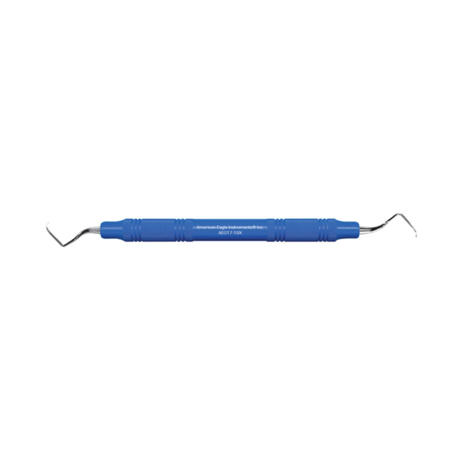 American Eagle Gracey Curettes 17/18, Standard, Double End, 3/8" EagleLite Stainless Steel Handle, AEG17-18Z - Gracey Curettes – 17/18 Gracey, Standard, Double End - EagleLite™ Stainless Steel Handle - Image 1