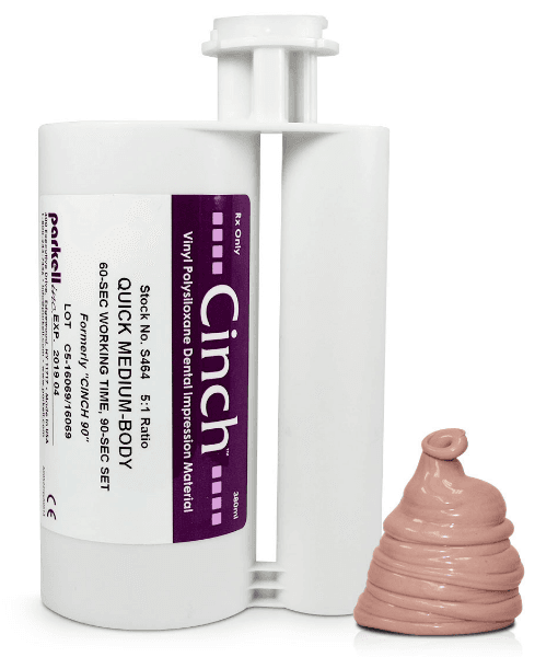 Cinch 90 VPS Impression Material, Medium Body, Super Cartridge, 380 ml, S464 thumbnail 3