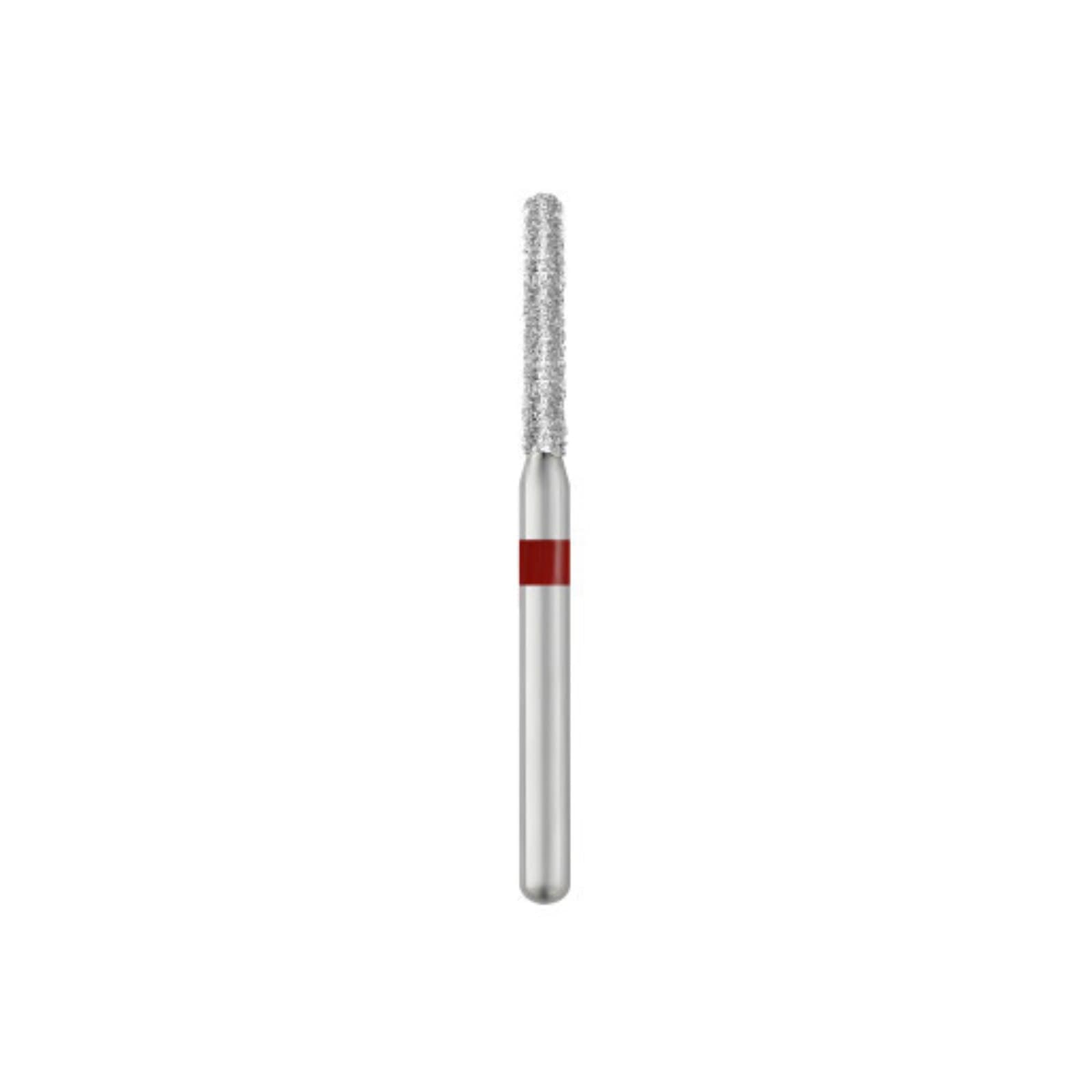 SS White Piranha Single-Use Diamond Bur, Fine Grit, Round End Cylinder, FG 881-014F, 25/Pk thumbnail 2
