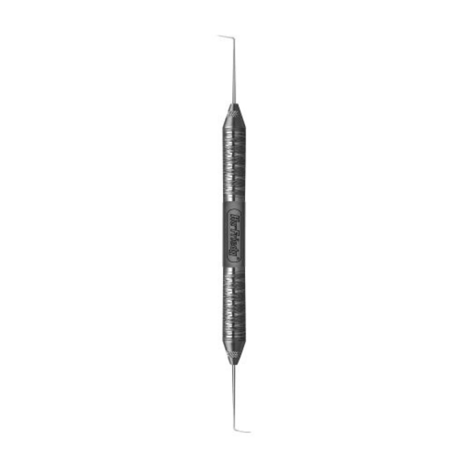 Hu-Friedy #3 Double-Ended Pigtail Explorer with #6 Satin Steel Handle thumbnail 2