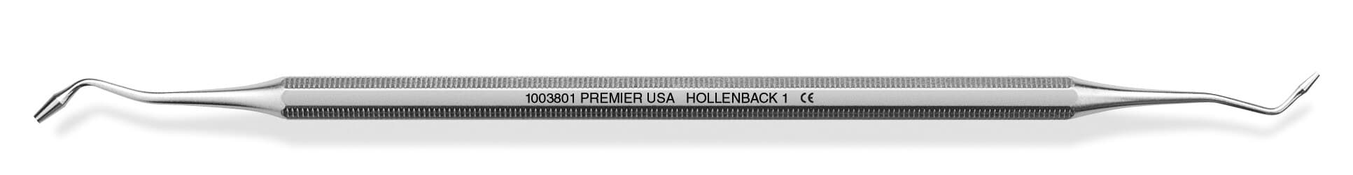 Premier Hollenback #1 Smooth Double-End Condenser/Plugger, 1.5mm/1.0mm Tips, Octagonal Handle, 1/Pk, 1003801 thumbnail 3