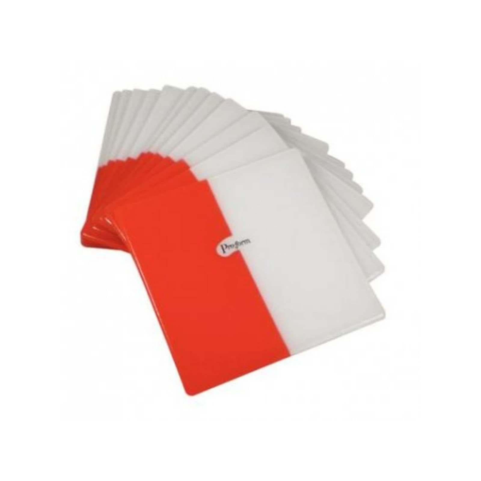Pro-Form Dual-Color Mouthguard Laminate, Orange/White, 5" x 5", 0.160" (4mm), 12/Pack, 9598280 - Pro-Form Orange/White Mouthguard Laminate Pack of 12 - Image 1