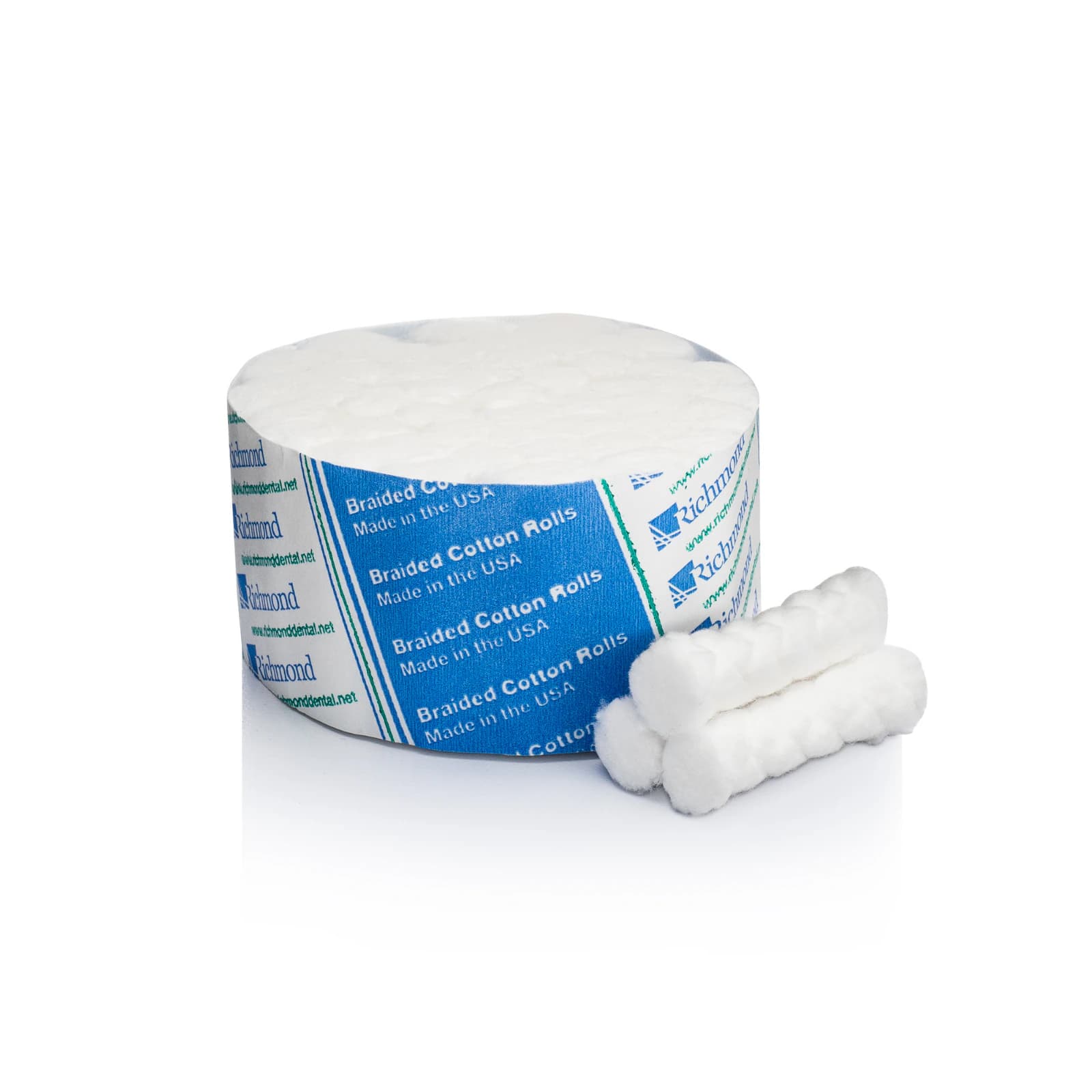 Richmond Braided Cotton Rolls, Medium (3/8"), Junior Pack, 1 1/2", Non-Sterile, 2000/Pk, 200204 thumbnail 12
