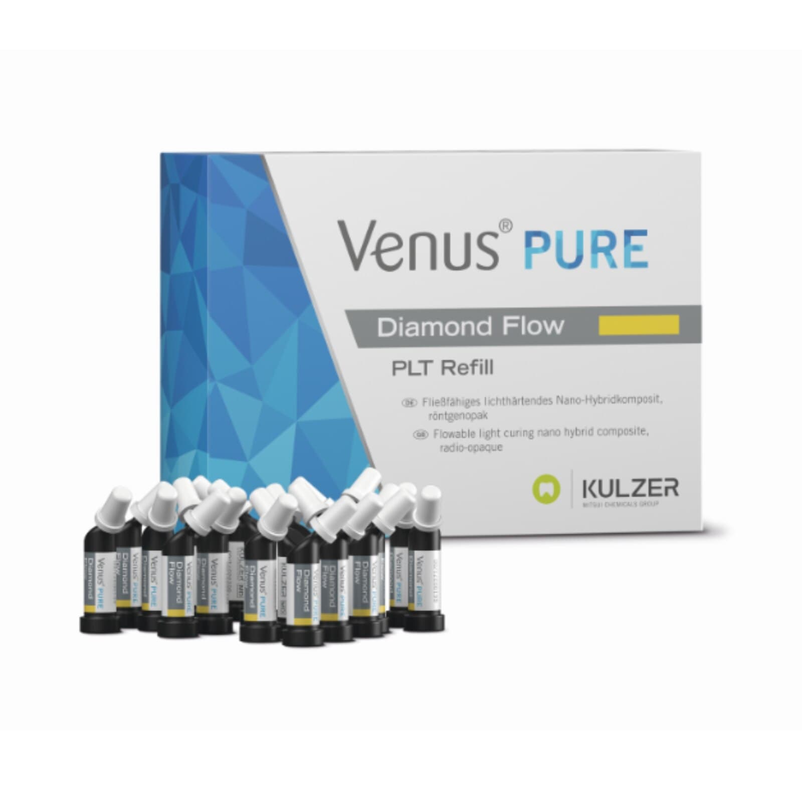 Venus Diamond Flow PURE Flowable Composite, PLT Capsules, Dark Shade, 0.2 g, 20/Pkg, 66100274 thumbnail 2