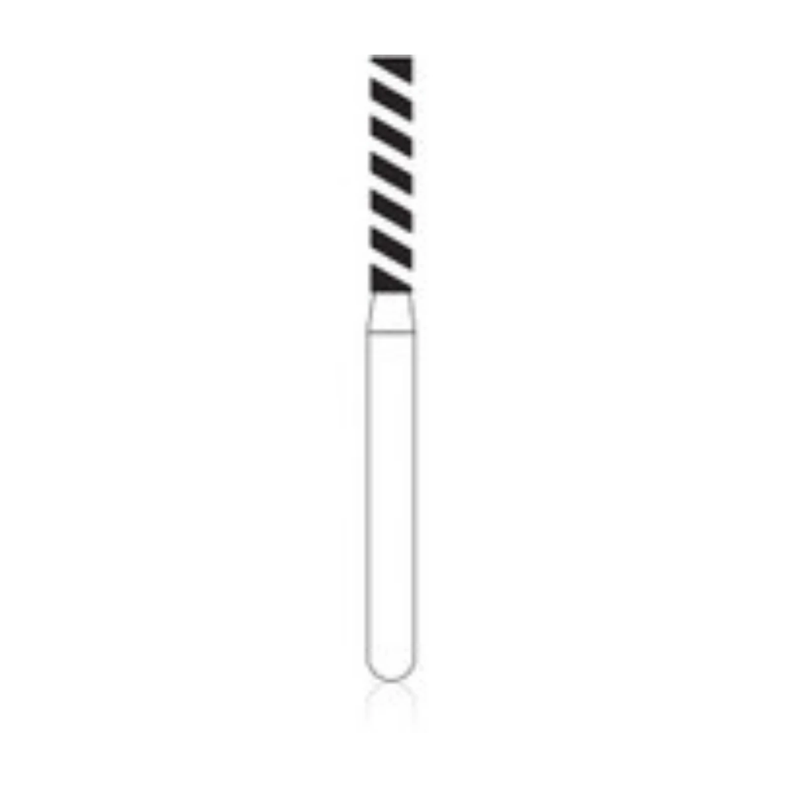 NTI Diamond Bur, FG, Super Coarse, Flat End Cylinder, #837-016, 1.6 mm Diameter, 8.0 mm Length, 5/Pkg thumbnail 2