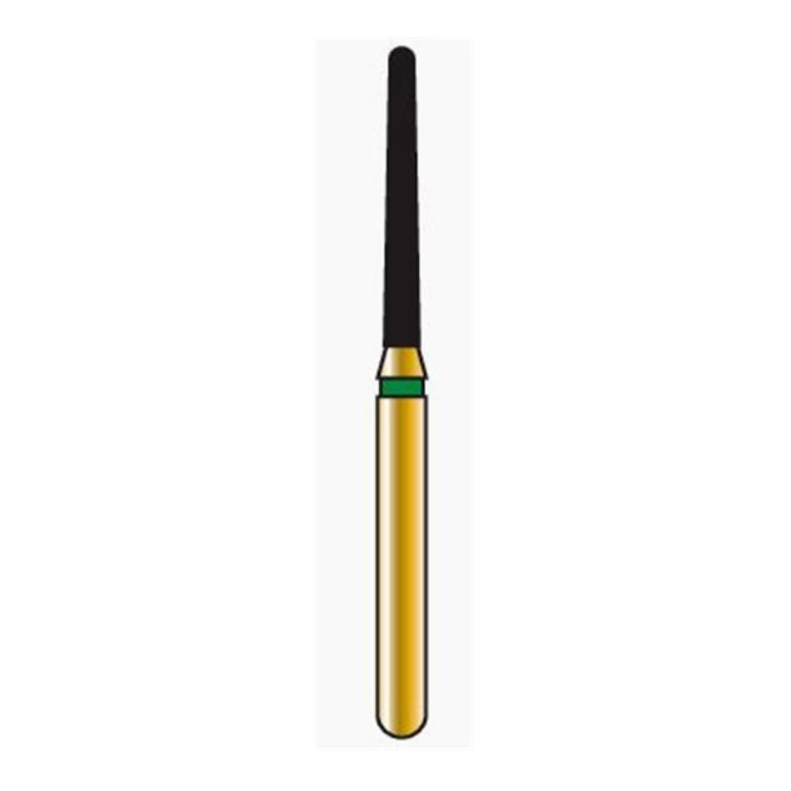 Alpen Multilayer Diamond Bur, FG #850 Round End Taper, 1.2 mm, Coarse Grit, 5/Pk, G850-314-012-10.0-M thumbnail 3