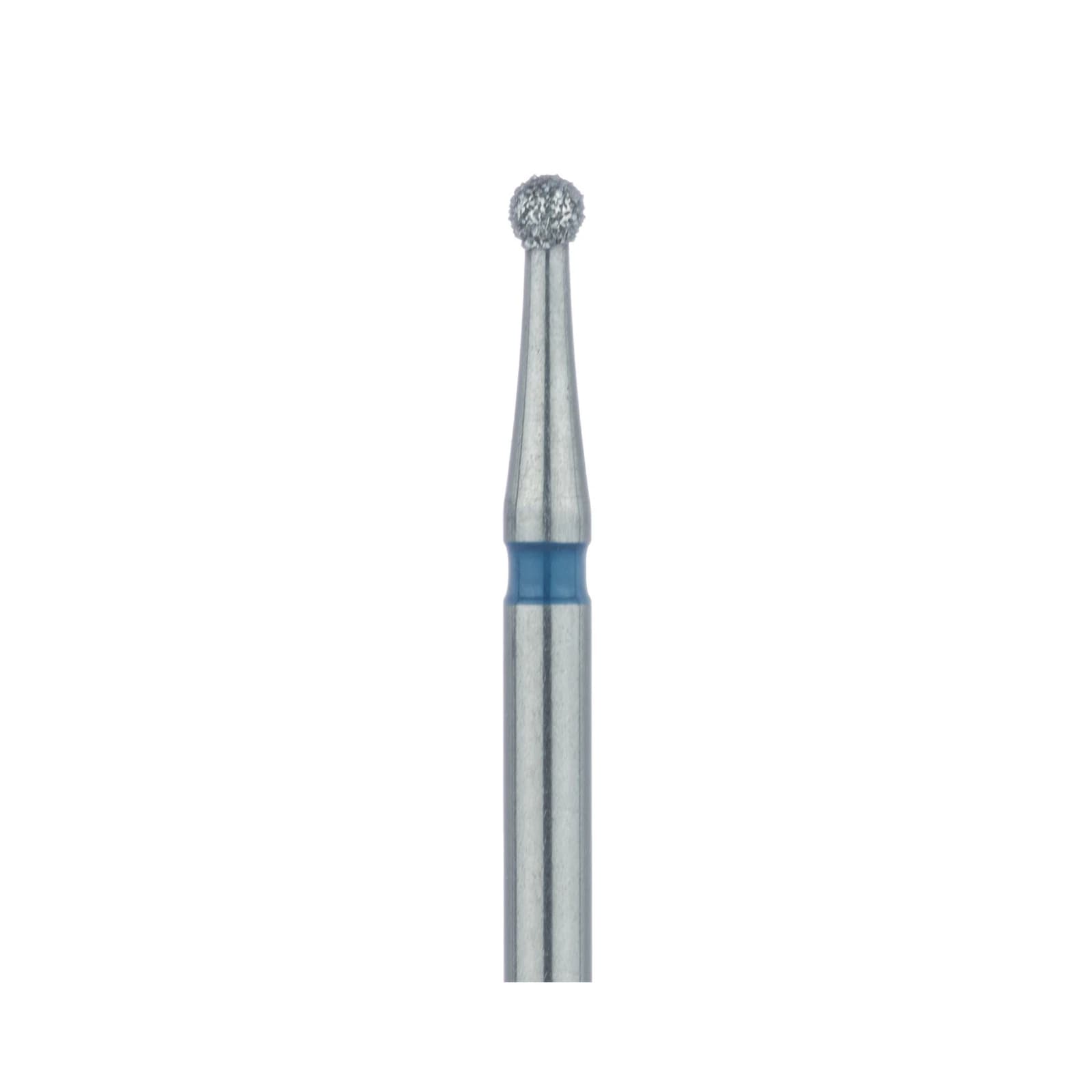 Meisinger Multi-Use Diamond Bur, Friction Grip, Round, 801, 1.4 mm, Medium Grit, Blue Ring, 5/Pk, 801-014-FG thumbnail 4
