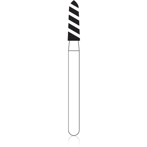 NTI Turbo Diamond Bur, Super Coarse, Friction Grip, Curettage, #SC877KT-018, 6.0 mm Length, 5/Pack thumbnail 2