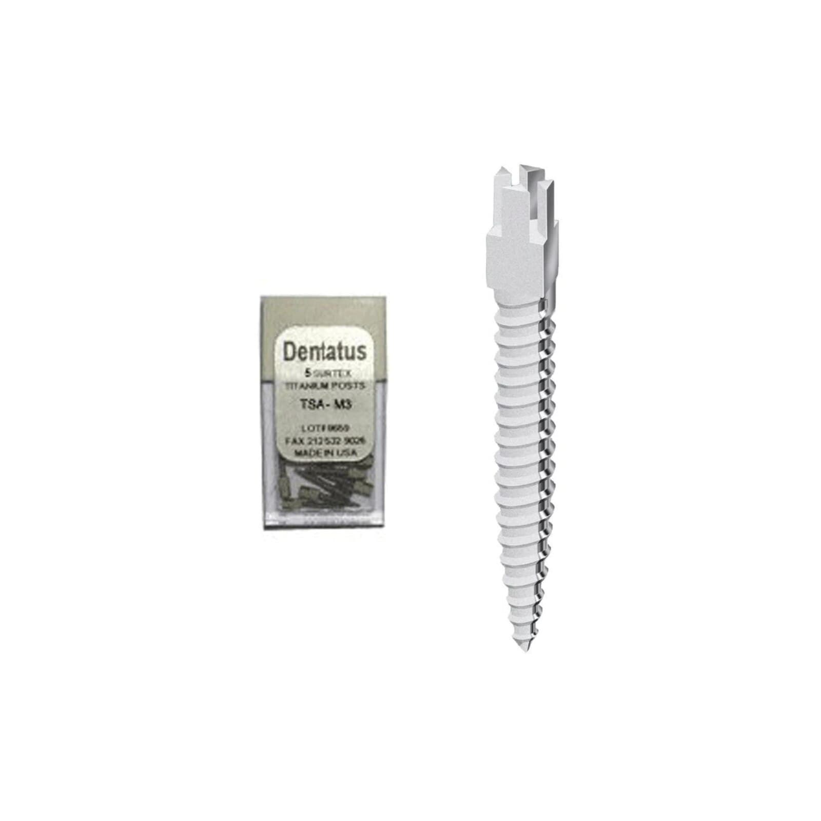 Dentatus Surtex Classic Surface-Treated Titanium Post Refill, Long (L5), 1.65 mm x 11.8 mm, 12/Pkg, TST-L5 thumbnail 3