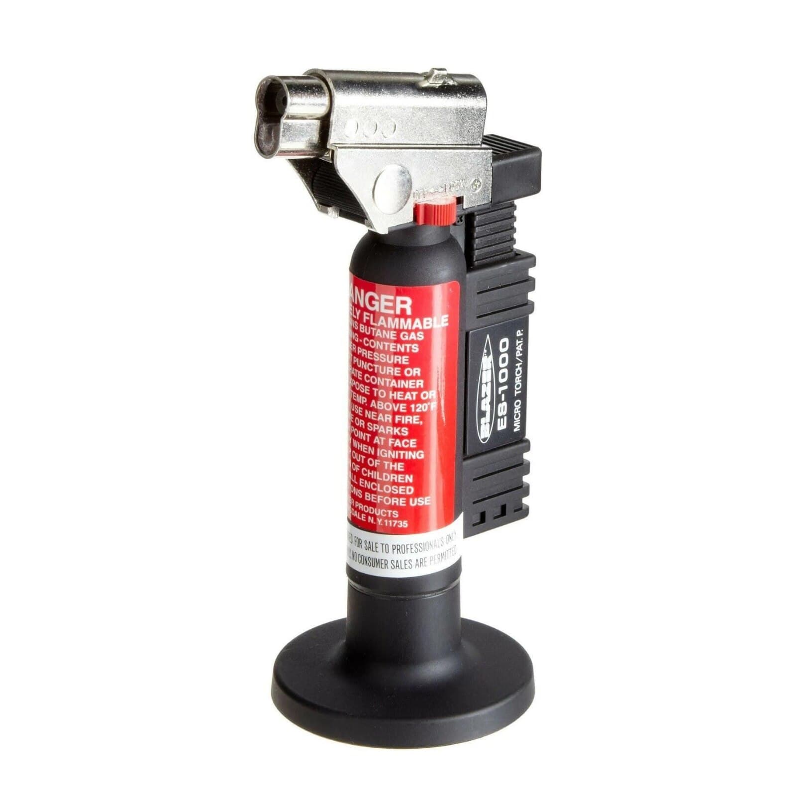 Blazer ES-1000 Angled Head Butane Micro Torch, Black, 189-1002 - Micro Torch ES-1000 Black - Image 1