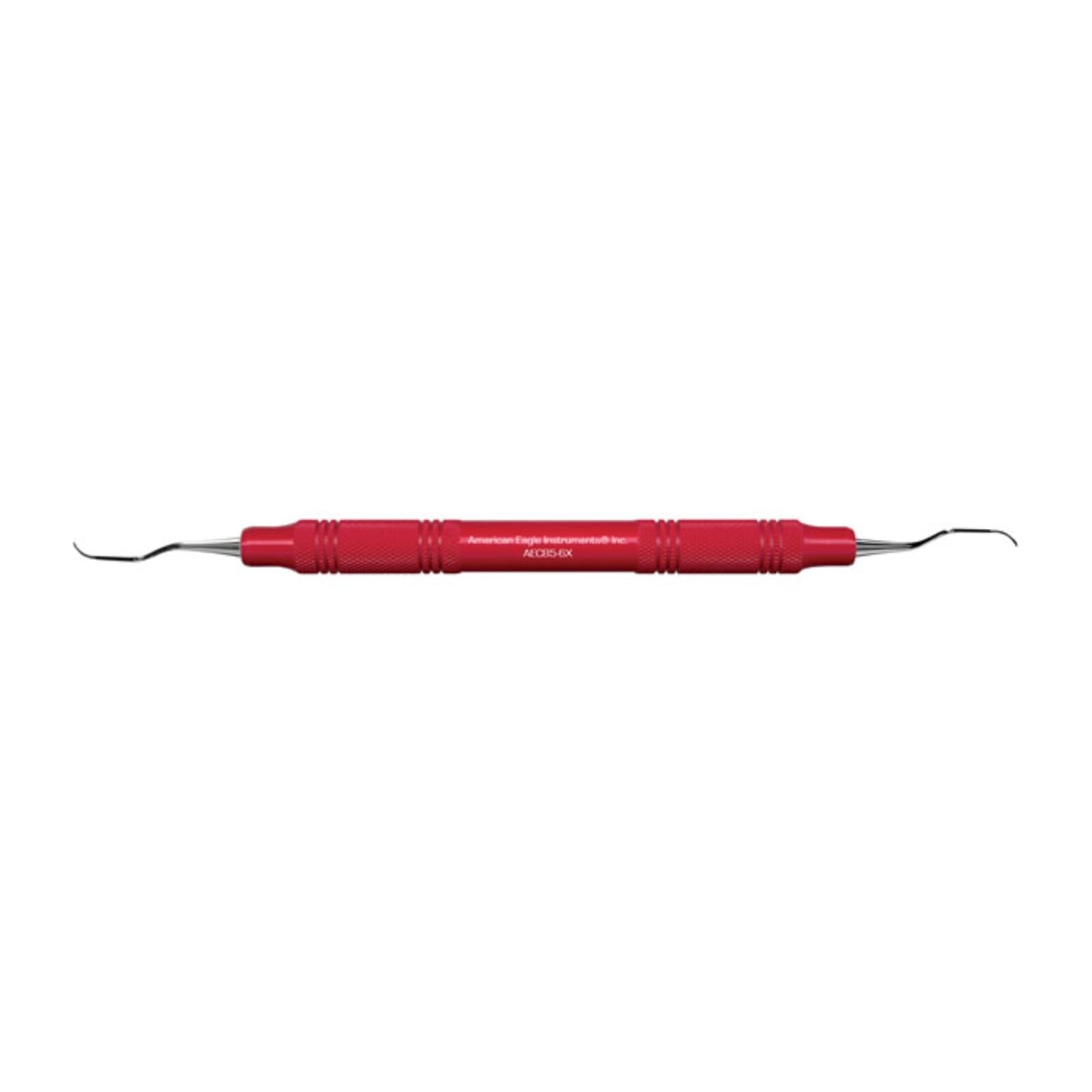American Eagle Instruments Barnhart 5/6 Universal Curette, Double-Ended, EagleLite Resin Handle, Red, 1/Pk, AECB5-6X thumbnail 3