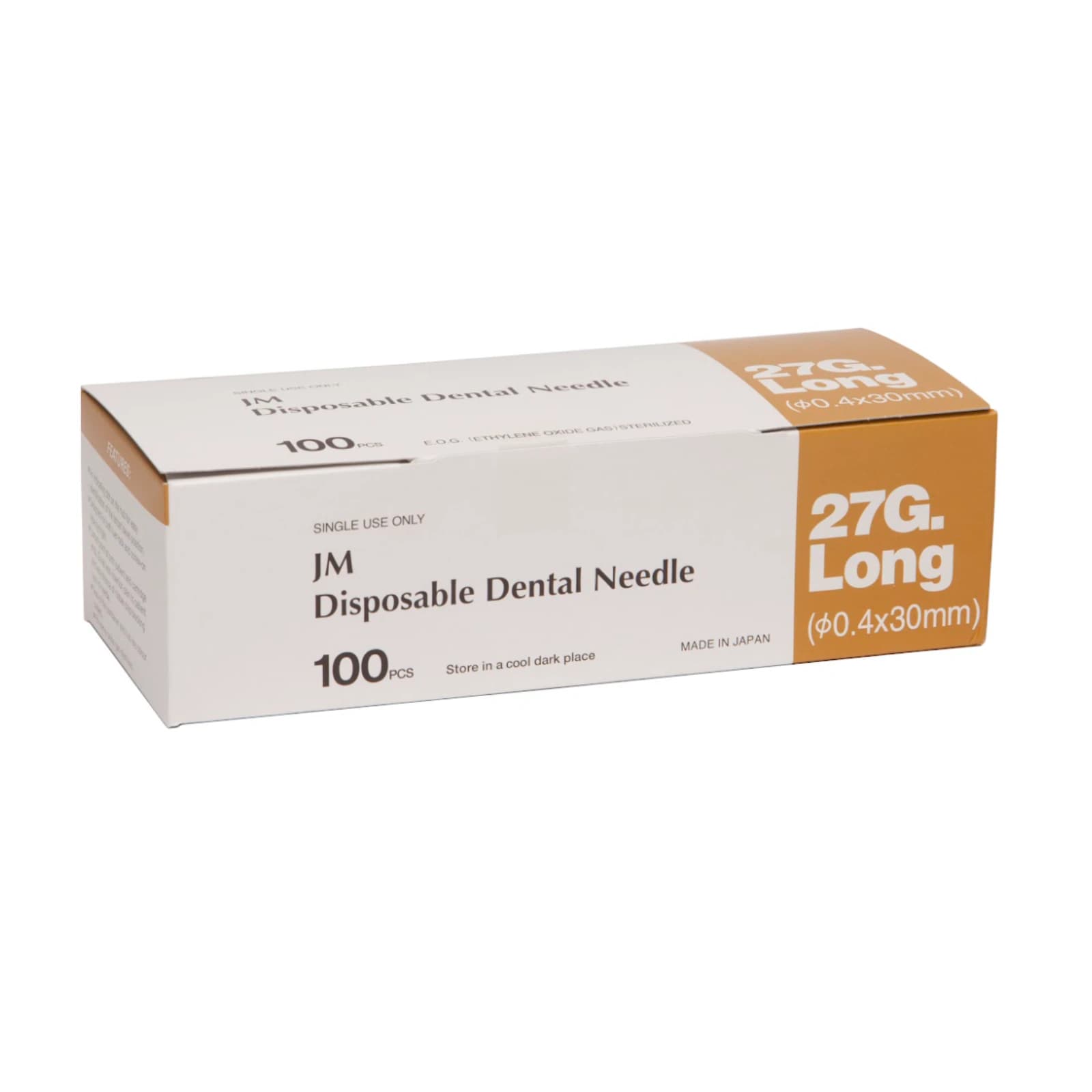J. Morita Disposable Dental Needle, 27 Gauge Long (30mm), Plastic Hub, Yellow, Sterile, 100/Box, 20-27GL thumbnail 14