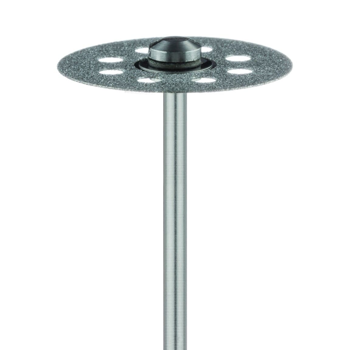 Meisinger Multi-Use Diamond Disc, Double Sided Perforated, HP, #932, 22 mm, Fine, Red, 1/Pk, 932DF-220-HP thumbnail 2