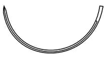 LOOK Sharpoint Silk Suture, 3-0, Black Braided, Non-Absorbable, 18" (45 cm), C-26 Reverse Cutting 1/2 Circle Needle, 12/Box, #778B thumbnail 6
