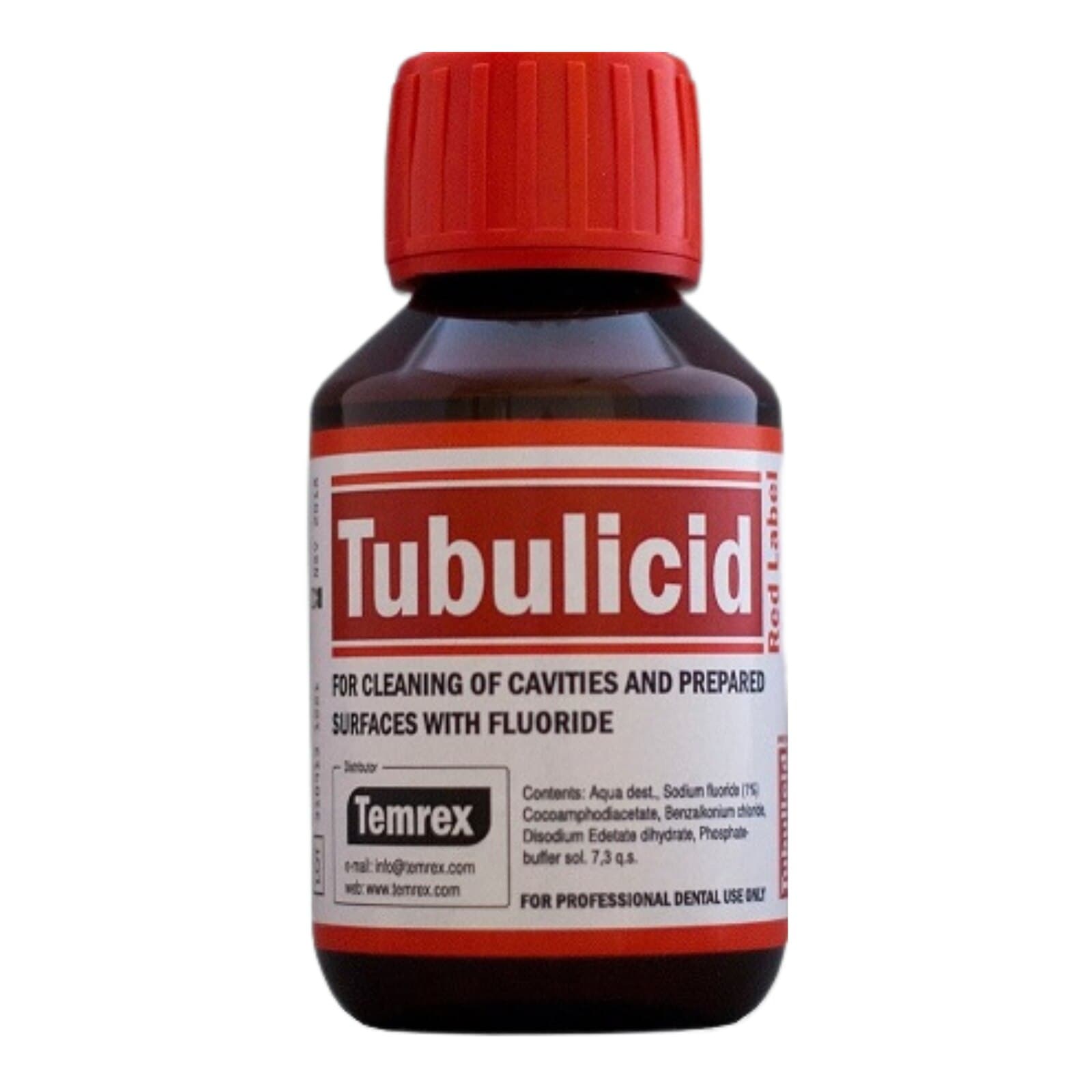 Tubulicid Red 4oz Liquid Dental Product - Tubulicid Red 4oz - Image 1
