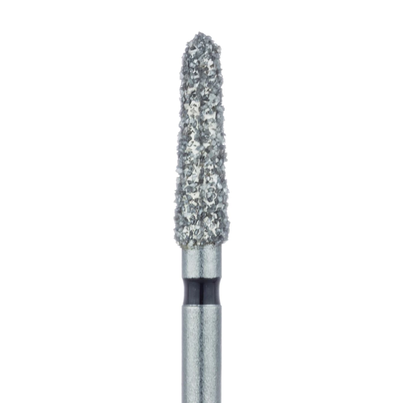 Meisinger 878H-023-FG Diamond Bur, Super Coarse, Tapered Torpedo, 2.3 mm Head, Friction Grip, 5/Pk - Mesiginer Diamonds 878H-023-FG X-Coarse 5/Pk - Image 1