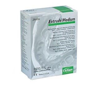 Kerr Extrude Medium Body VPS Impression Material, 50 ml Cartridges, Green, Regular Set, 32/Pk, 28417 thumbnail 6