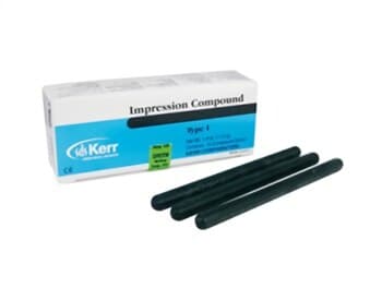Kerr Impression Compound Sticks, Green, Low Fusing (122°F-124°F), 1/4 lb, 500/Pkg thumbnail 2