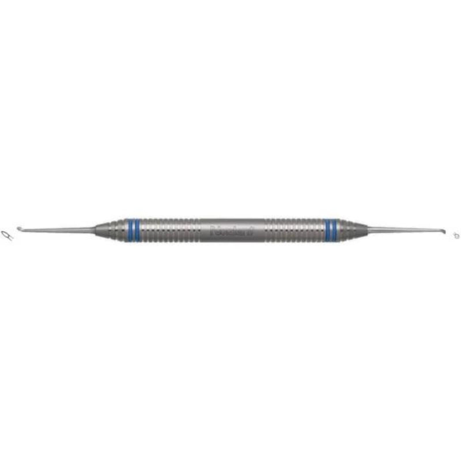 Nordent Cleoid-Discoid Carver #1 (90/93), Small, Double-Ended, Medium Round Handle, 1.5 mm, Stainless Steel thumbnail 8