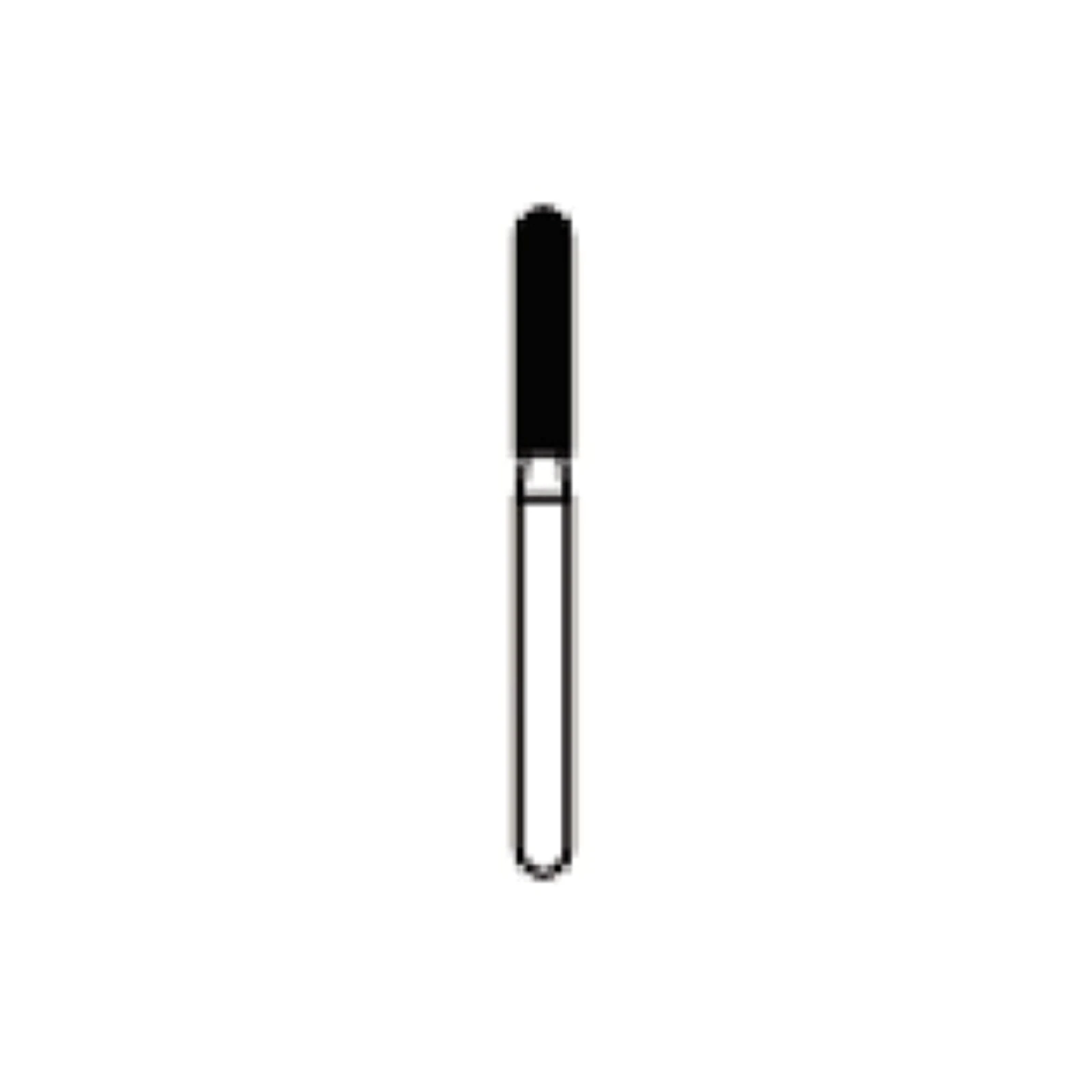 NTI Diamond Bur FG Super Coarse Round End Cylinder #881-016, 1.6 mm Diameter, 8.0 mm Length, 5/Pack, SC881-016 thumbnail 2