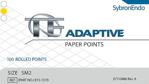 TF Adaptive Paper Points, SM2, Yellow, 100/Pk, 8151570 thumbnail 9