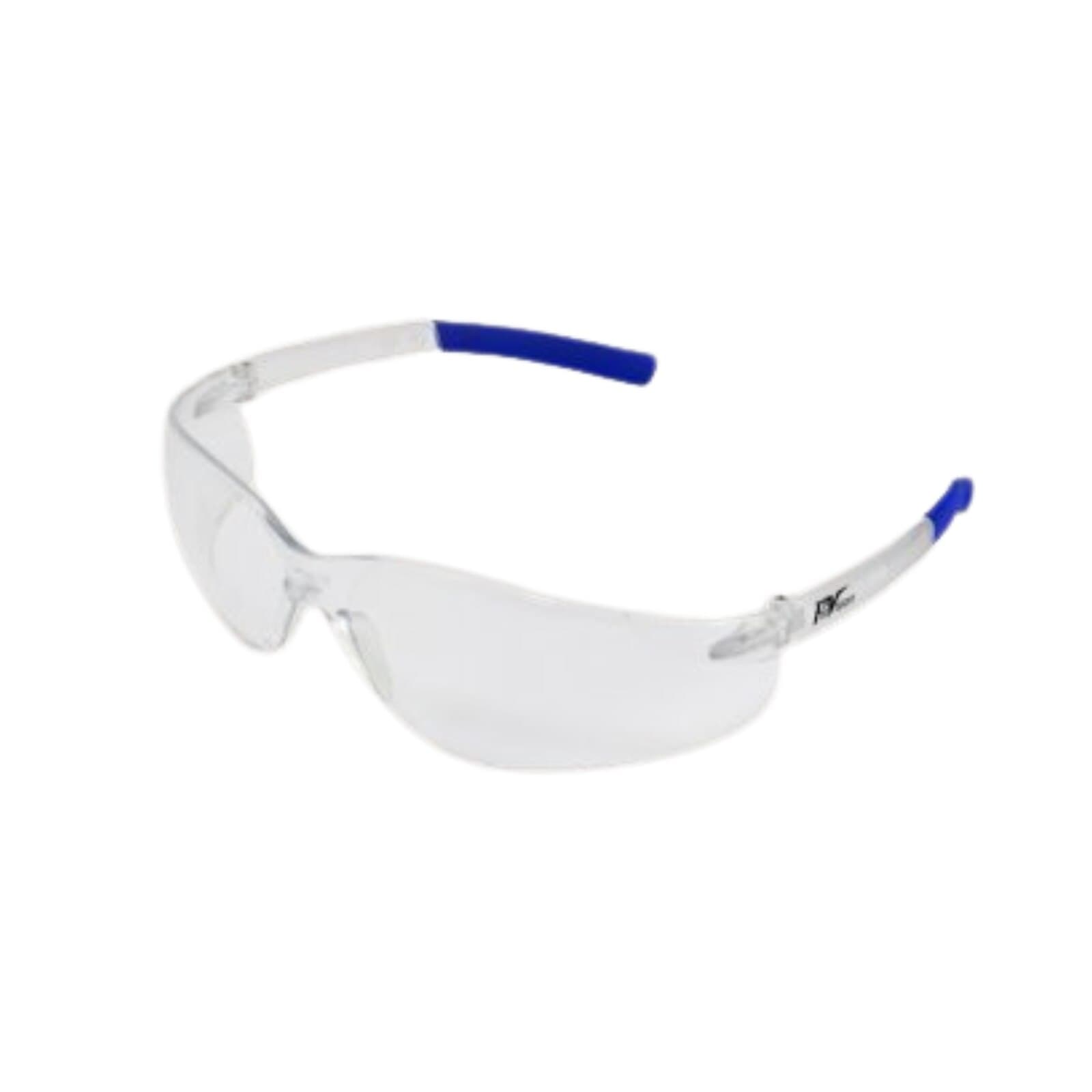 ProVision Clarity Safety Eyewear, Clear Frame/Clear Lens, Navy Tips, Each, 3605B thumbnail 2