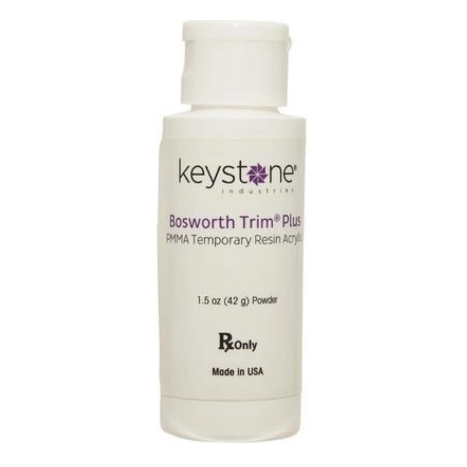 Keystone Trim Plus Self-Curing Acrylic Powder, Shade 61, 1.5 oz - Trim Plus Powder 1.5oz Shade 61 - Image 1