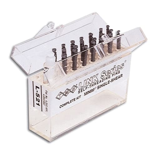 TMS Link Series Minikin Red Complete Kit, Single-Shear Titanium Alloy Pins, 0.017" (0.425 mm), 20 Pins with Kodex Drill K91 and Universal Hand Driver, L-811 thumbnail 5