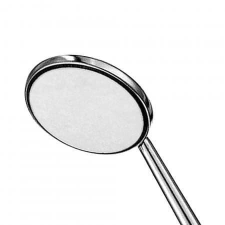Hu-Friedy Cone Socket Front Surface Mouth Mirror, #4, Single-Sided, Rhodium-Coated, 7/8" (22 mm), 3/Pk, MIR4/3 thumbnail 7
