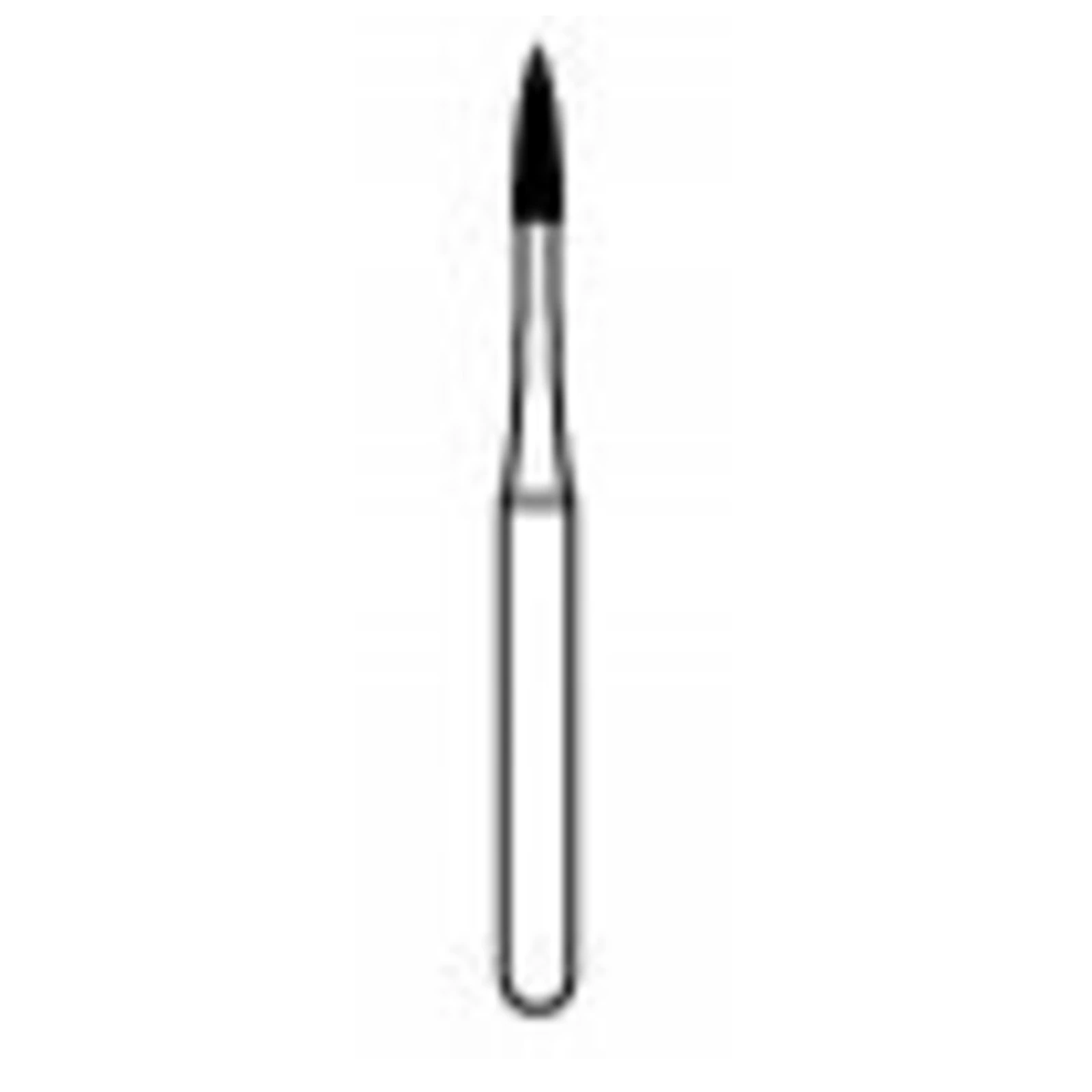 NTI Diamond Bur FG Fine Flame #889-010 (F889-010), 5/Pkg thumbnail 2
