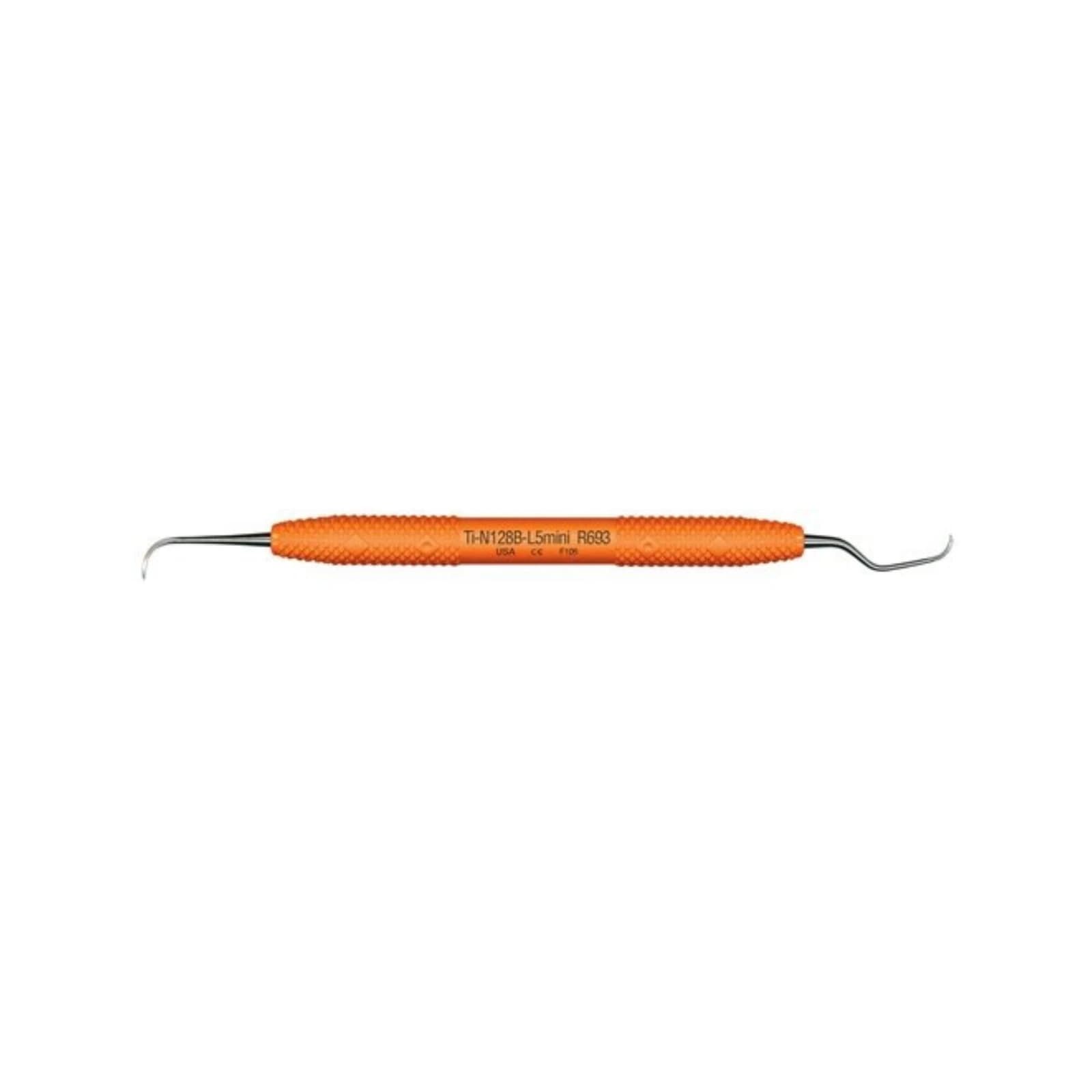 PDT Wingrove Titanium Implant Scaler, Double-Ended N128B/L5M, Orange Resin Handle, 1/Pk, R693 thumbnail 3