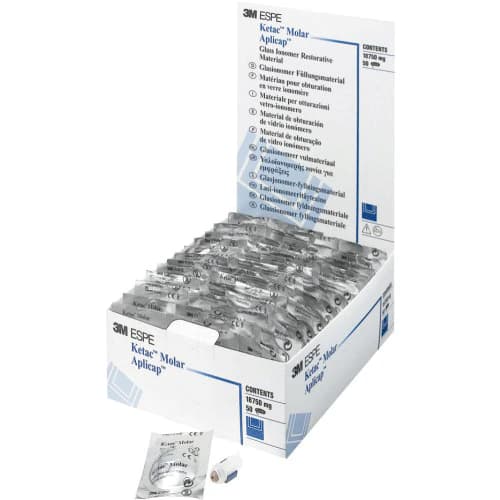 3M Ketac Molar Aplicap Glass Ionomer Restorative, Shade A3, Self-Cure, Capsule Refill, 50/Pk, 56420 thumbnail 13