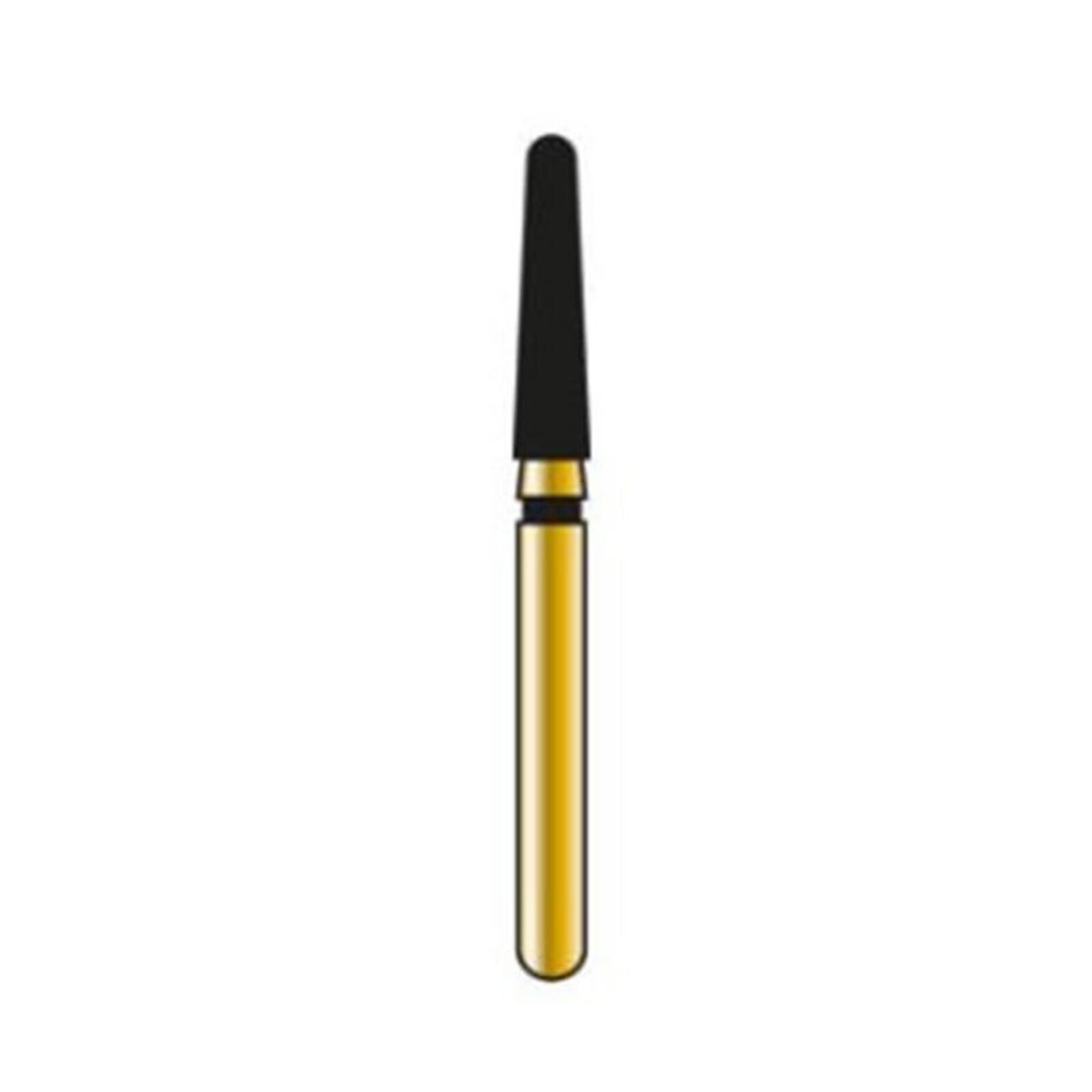 Alpen Multilayer Diamond Bur, FG, Round End Taper, #850, 1.8 mm, Super Coarse, Black, 5/Pk, R8508SC018FG thumbnail 2