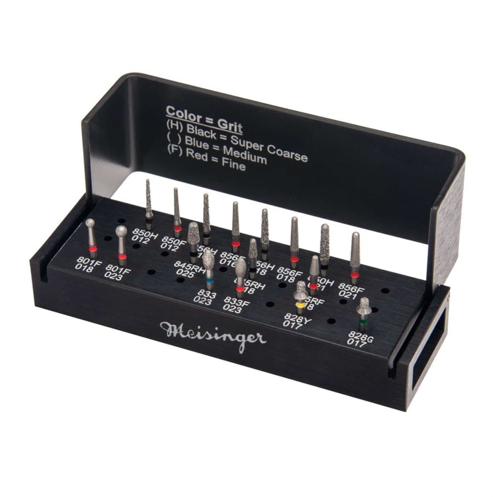 Meisinger Black Cobra Complete Crown Removal Kit (BC04) with 10 Burs and Sterilizable Bur Block thumbnail 5