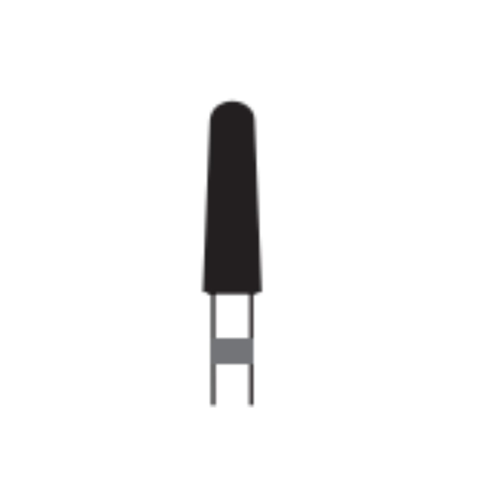 Midwest Multi-Use Diamond Bur FGSS #856-025SC, Super Coarse, Taper Round End, 2.5 mm Diameter, 8.0 mm Length, 5/Pkg thumbnail 2