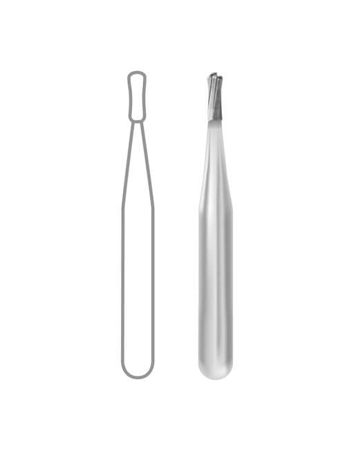 Midwest Operative Carbide Burs #330 FGSS Pear, Short Shank, 0.8 mm Diameter, 1.6 mm Length, 100/Bag, 386461 thumbnail 2