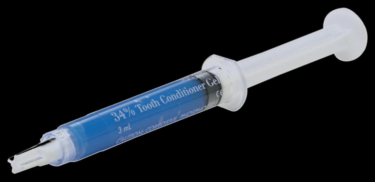 Caulk Tooth Conditioner Gel Syringe Applicator Tips Refill, Blue, 25/Pk, 646126 thumbnail 6