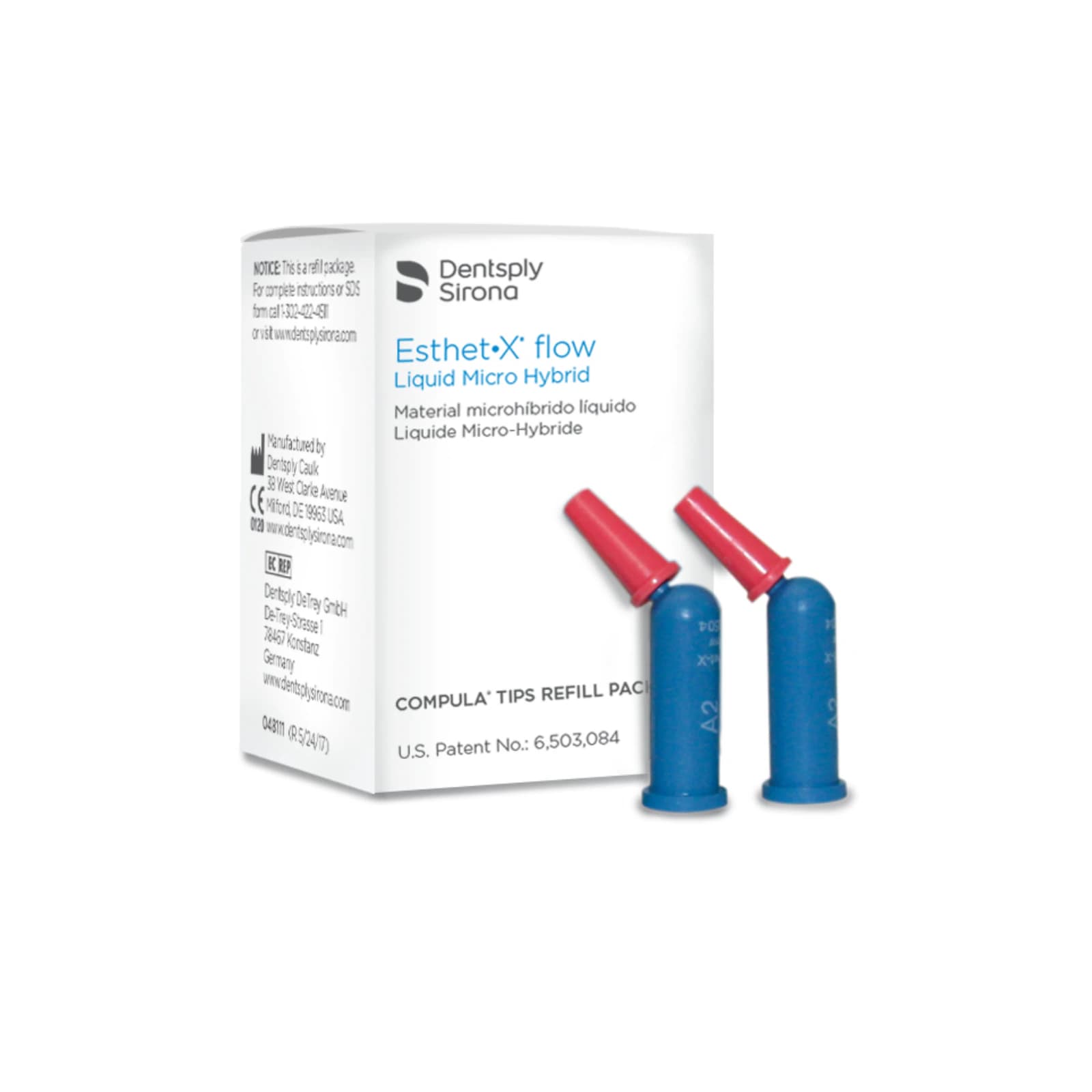 Esthet-X Flow Syringe Tip Refill, Gray, Bent, 22 Gauge, 60/Pk, 648003 thumbnail 8