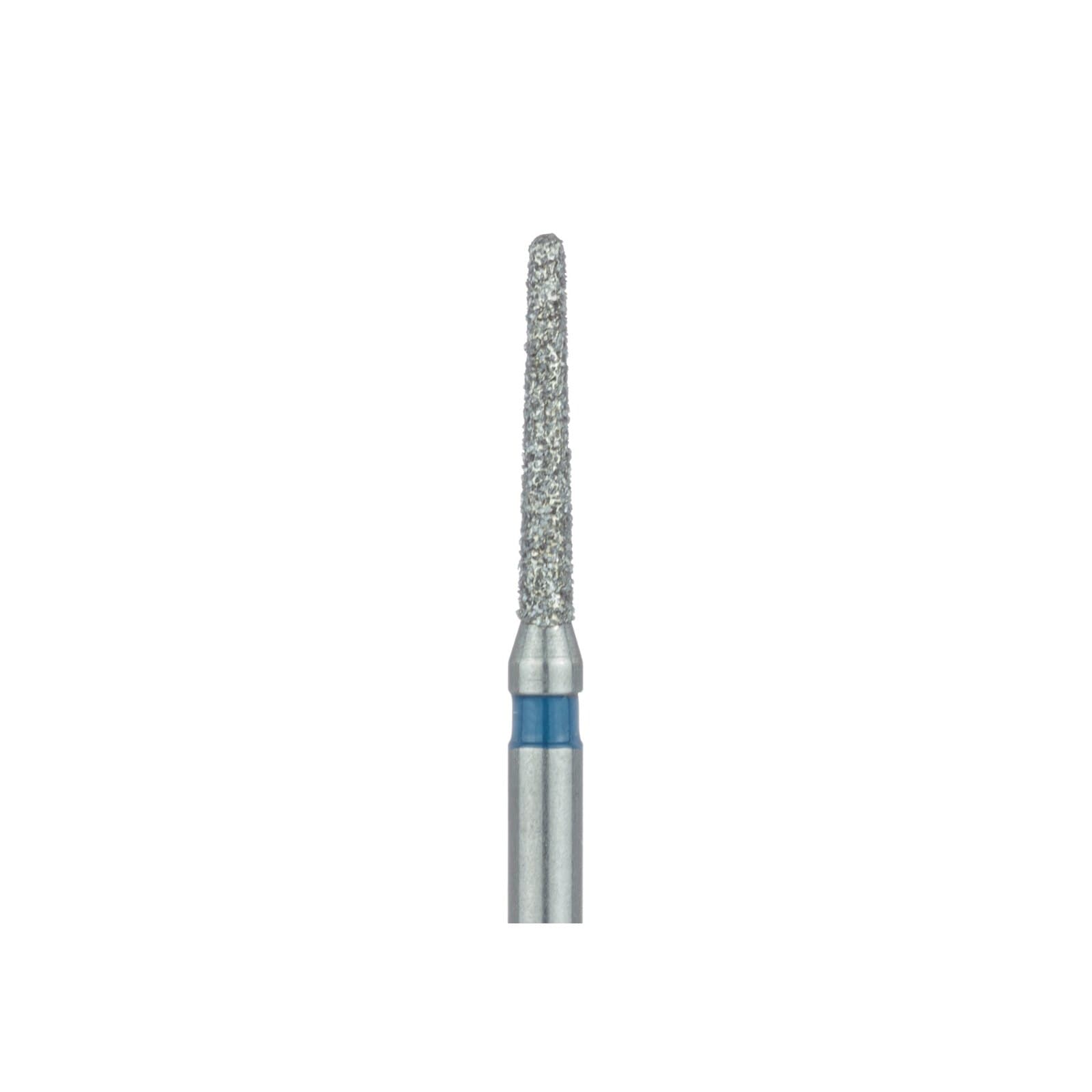 Meisinger 850-012-HP Diamond Bur, Round End Tapered, Medium Grit, 1.2 mm Diameter, 8 mm Working Length, HP Shank, 5/Pack thumbnail 3