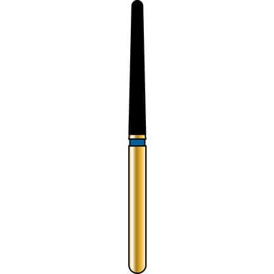 Alpen Multi-Use Diamond FG #850L Round End Taper Long, 1.6mm, Medium Grit, Blue Ring, 5/Pkg, G850L-314-016-12.0-M thumbnail 2