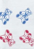 Crosstex PolyBack Patient Bibs, 3-Ply, 13" x 19", Teddy Bear Print, 500/Case, WPXTB thumbnail 3