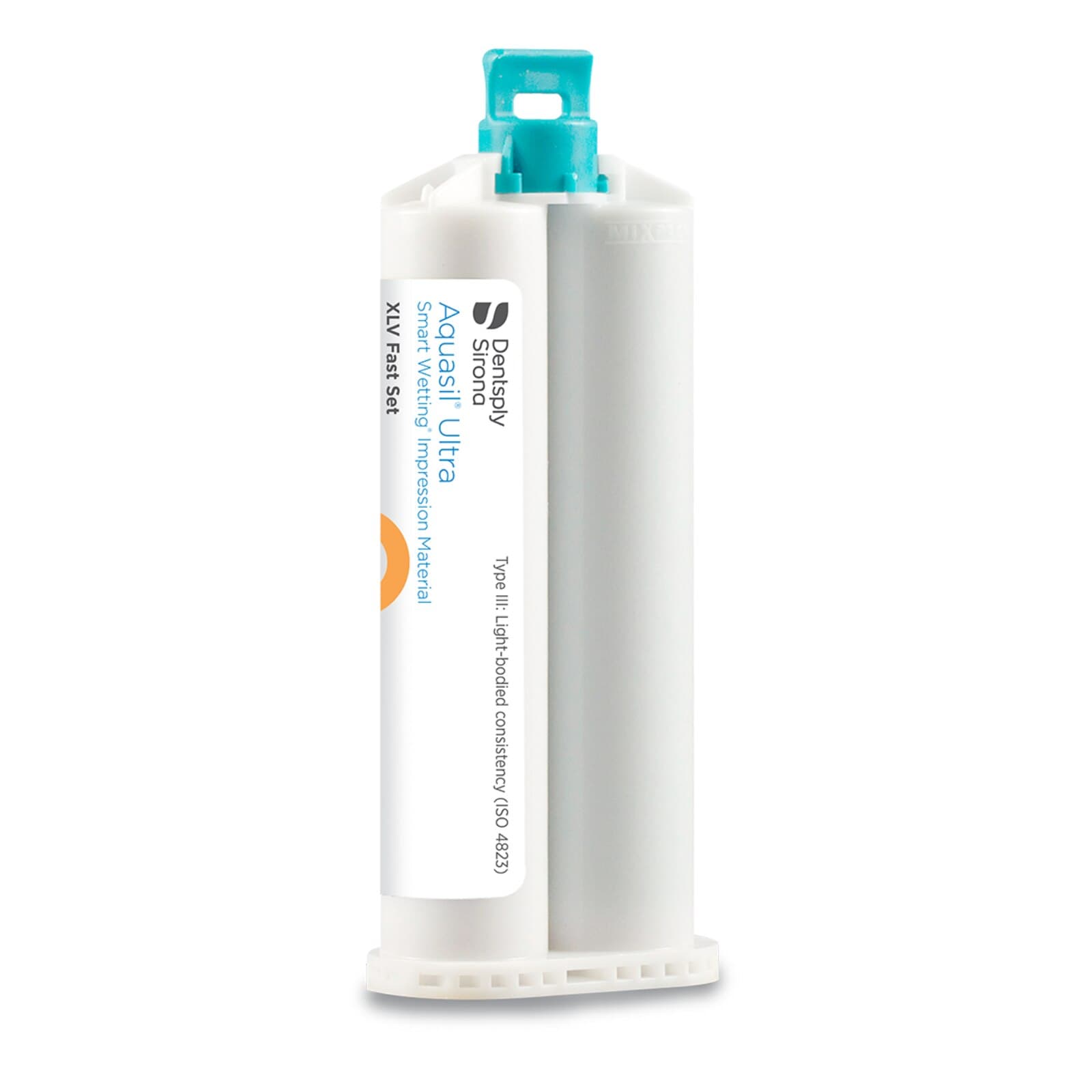 Aquasil Ultra Smart Wetting Impression Material, Xtra Light Body (XLV), Fast Set, 50 ml Cartridges, Mint/Orange, 4/Pk, 678770 thumbnail 3