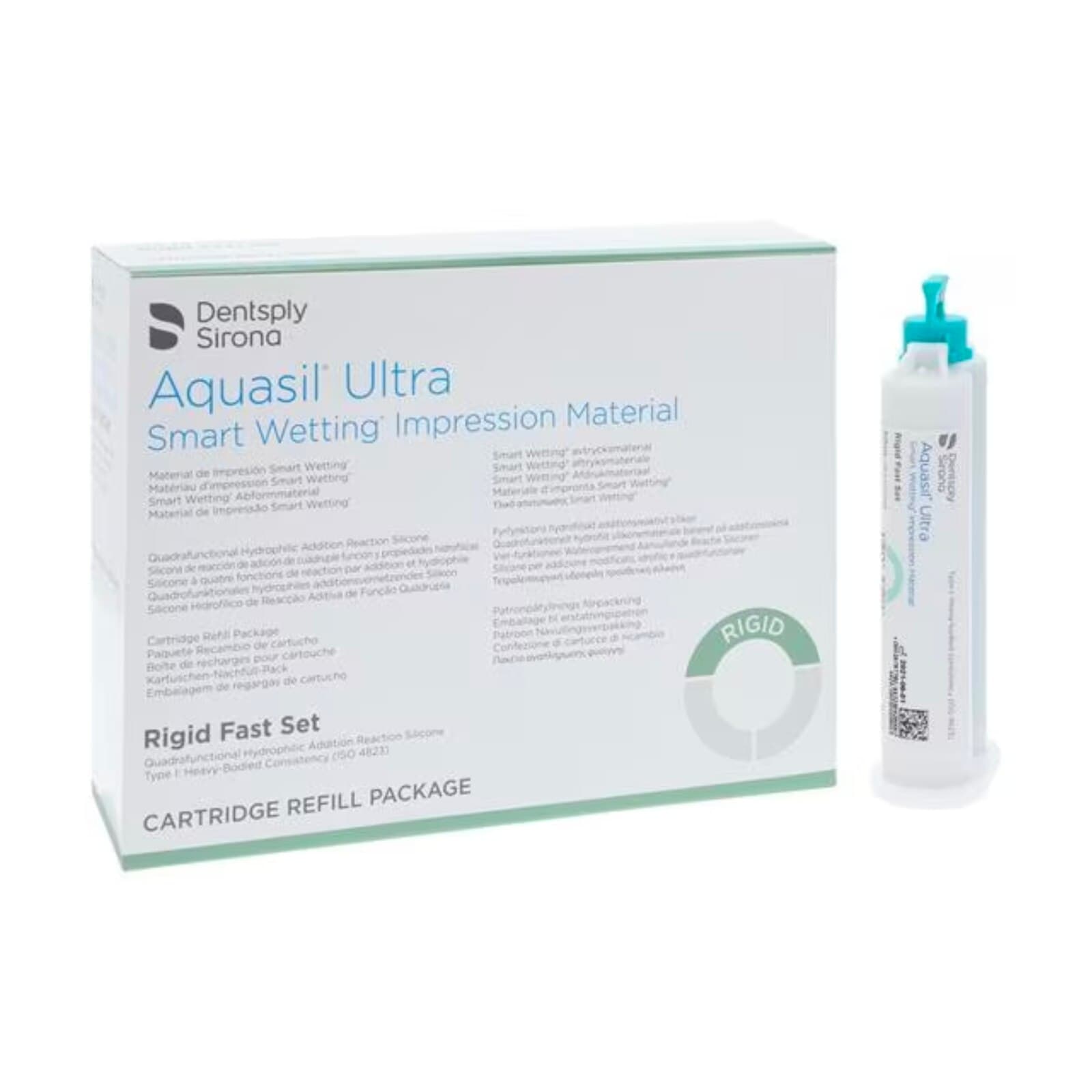 Aquasil Ultra+ Smart Wetting VPS Impression Material, Medium Body, Regular Set, Cartridge Refill, 50 ml, Purple, Mint, 4/Pk, 678673 thumbnail 4