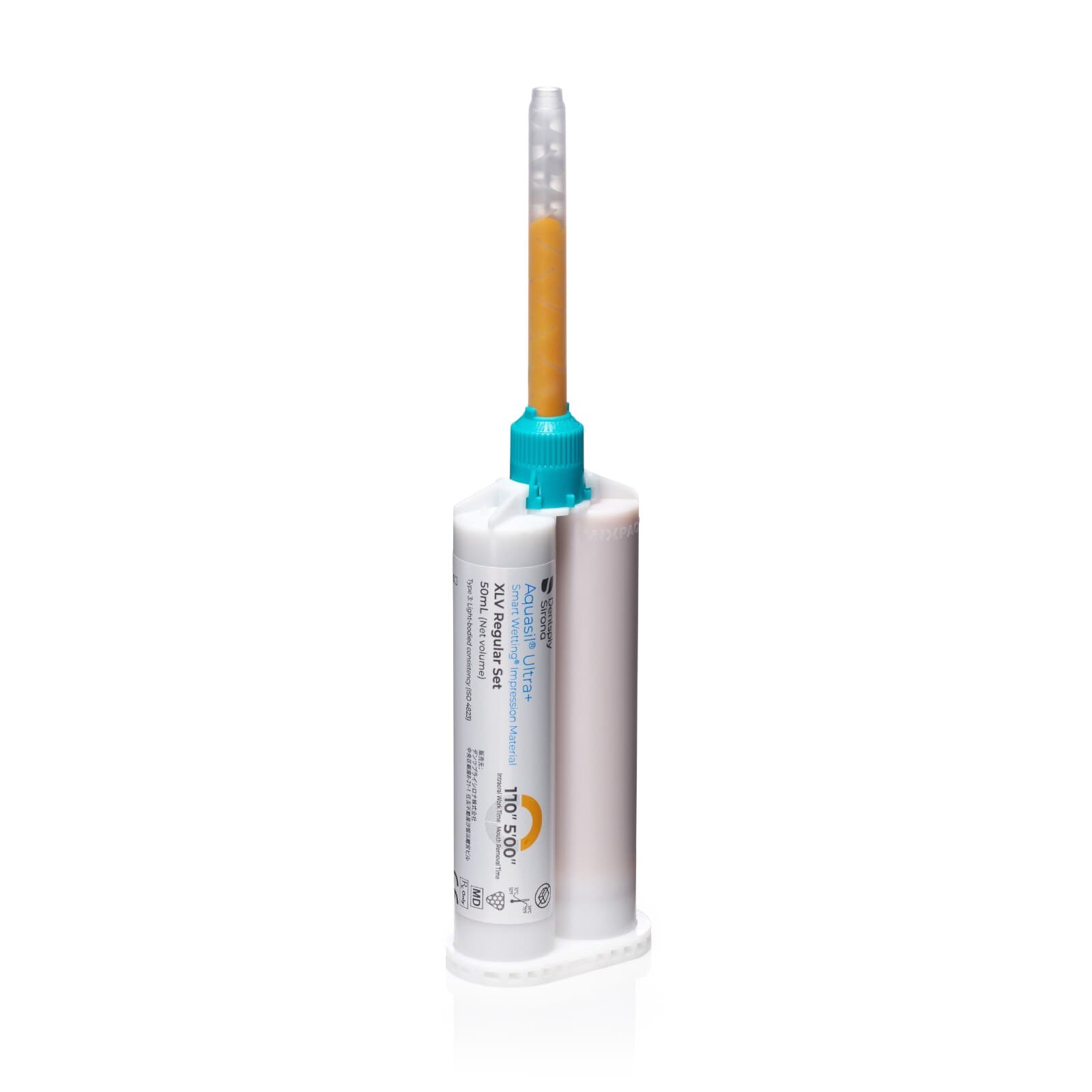 Aquasil Ultra+ Smart Wetting VPS Impression Material, Xtra Light Body (XLV), Regular Set, Mint, Orange, 50 ml Cartridges, 4/Pk, Refill, 678668 thumbnail 16