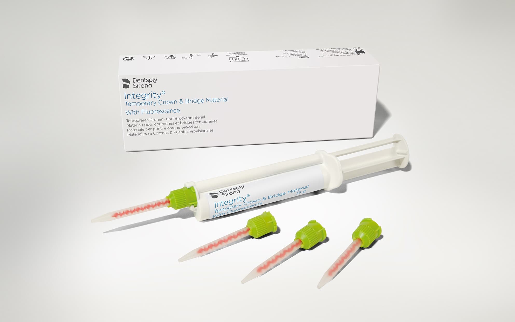 Integrity Temporary Crown & Bridge Material Refill, Shade B1, 15 g Mini-Syringe with 10 Mixing Tips, 666340 thumbnail 8